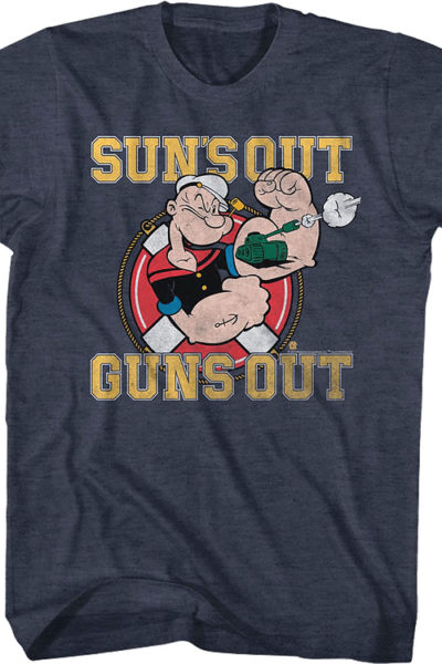 Sun’s Out Guns Out Popeye T-Shirt