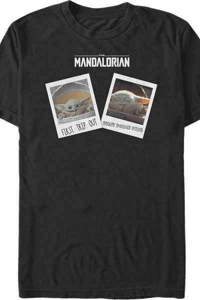 The Child Polaroids Star Wars The Mandalorian T-Shirt