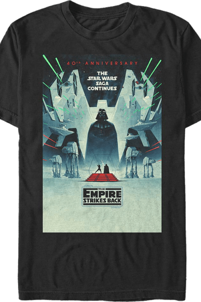 The Empire Strikes Back 40th Anniversary Star Wars T-Shirt
