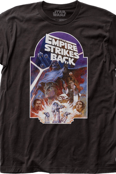 The Empire Strikes Back Vintage Poster Star Wars T-Shirt