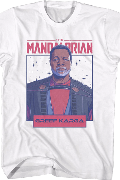 The Mandalorian Galaxy Greef Karga Star Wars T-Shirt