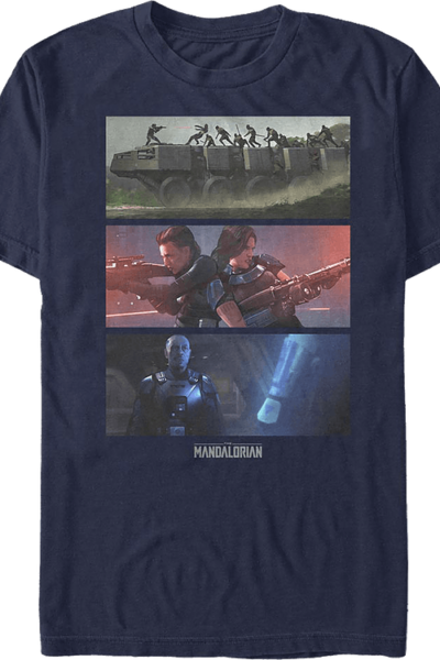 The Mandalorian Panels Star Wars T-Shirt