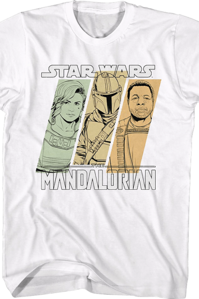 The Mandalorian Sketches Star Wars T-Shirt