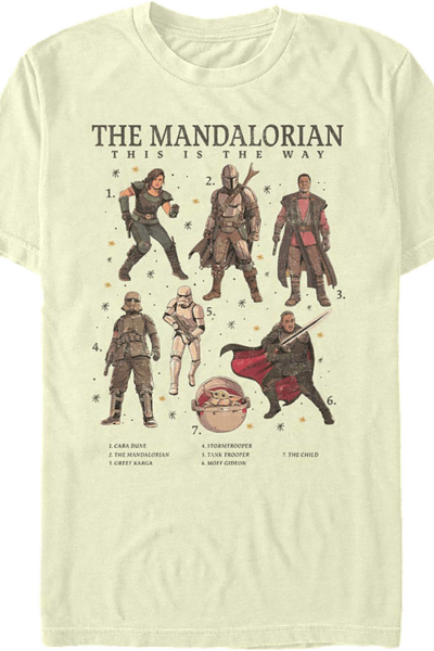The Mandalorian The Numbered Way Star Wars T-Shirt