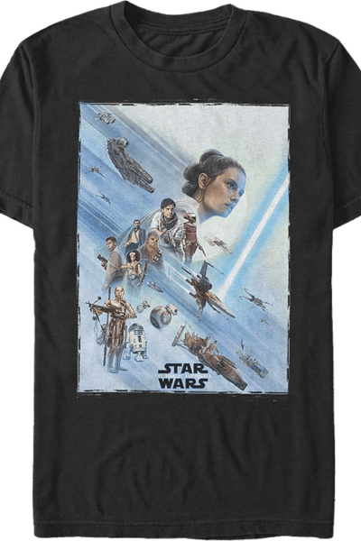 The Rise Of Skywalker Resistance Poster Star Wars T-Shirt