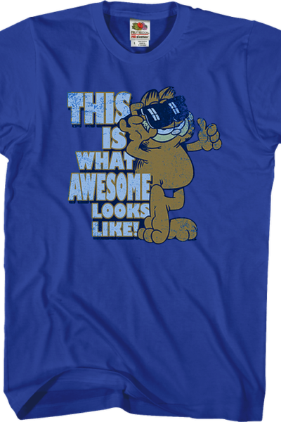 This Is What Awesome Looks Like Garfield T-Shirt