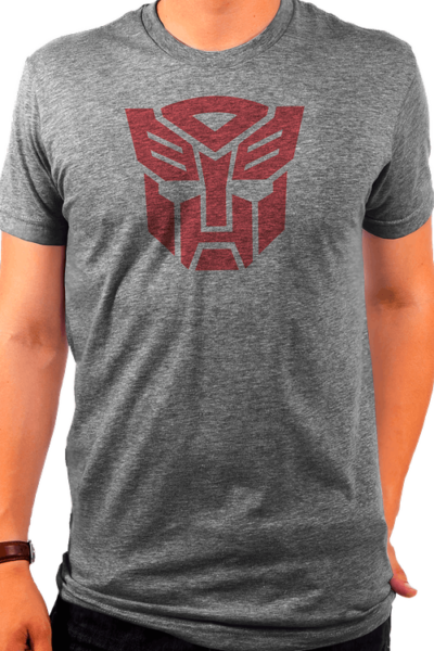 Transformers Autobot Logo Grey T-Shirt