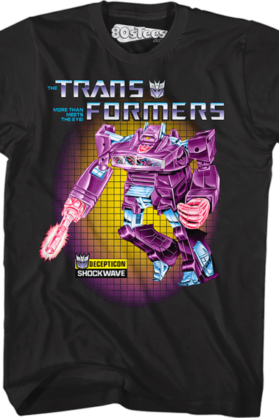 Transformers Box Art Shockwave T-Shirt