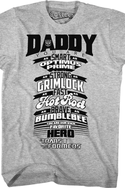 Transformers Father’s Day T-Shirt