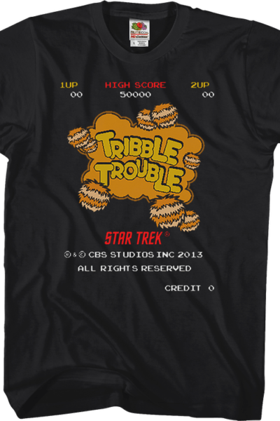Tribble Trouble Video Game Star Trek T-Shirt