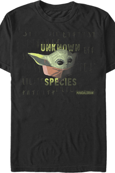 Unknown Species The Child Star Wars The Mandalorian T-Shirt