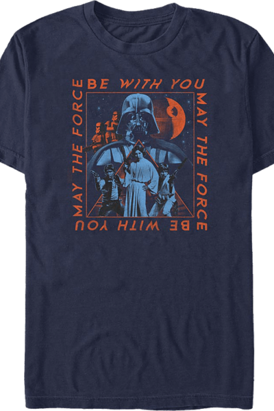 Vintage May The Force Be With You Star Wars T-Shirt