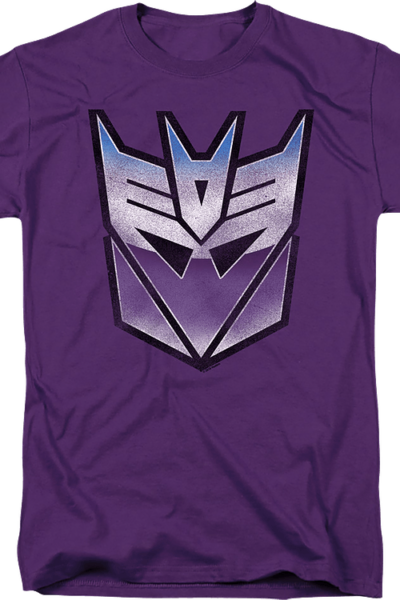 Vintage Purple Decepticons Logo Transformers T-Shirt