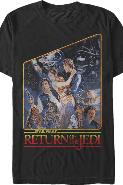 Vintage Return of the Jedi Poster Star Wars T-Shirt