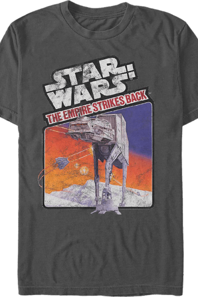 Vintage Video Game Cartridge Art Empire Strikes Back Star Wars T-Shirt