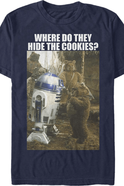 Where Do They Hide The Cookies Star Wars T-Shirt