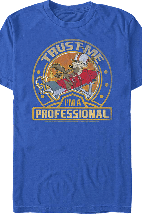 Wile E. Coyote Trust Me I’m A Professional Looney Tunes T-Shirt ...