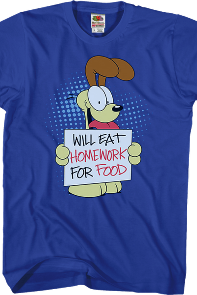 Will Eat Homework Garfield T-Shirt