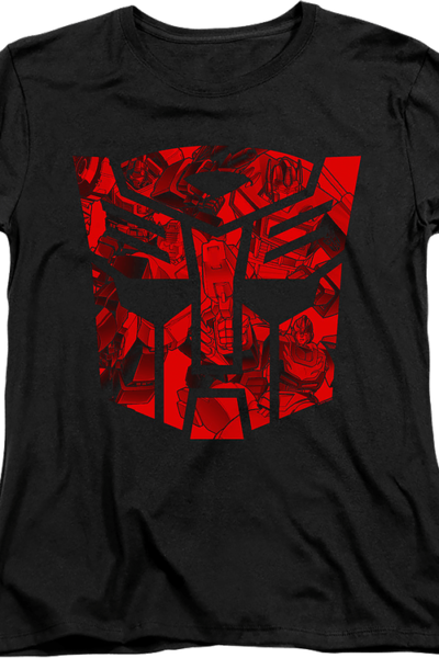 Womens Autobot Logo Illustrations Transformers Shirt