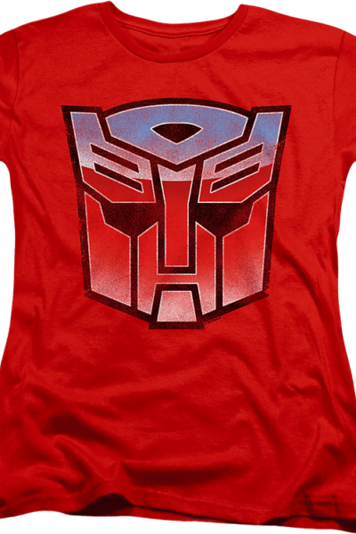 Womens Autobot Vintage Logo Transformers Shirt