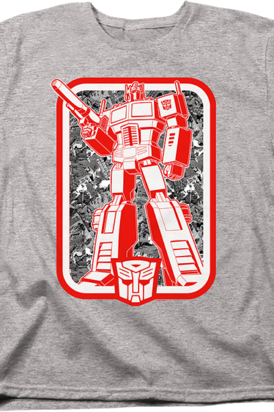Womens Autobots Leader Optimus Prime Transformers Shirt