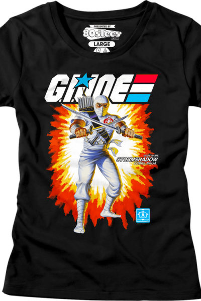 Womens Box Art Storm Shadow GI Joe Shirt