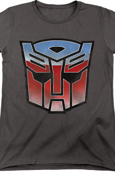 Womens Classic Autobots Logo Transformers Shirt