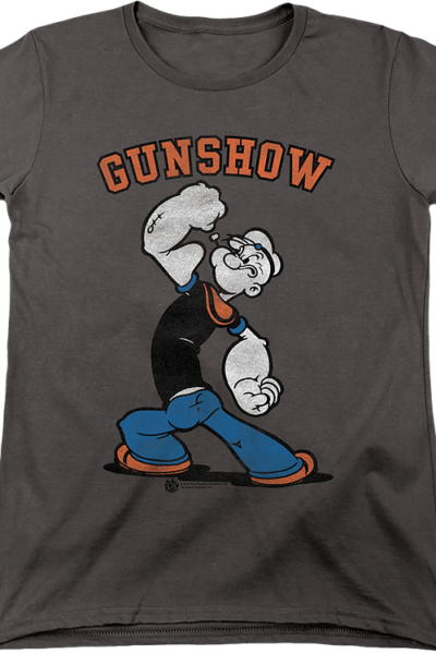 Womens Gunshow Popeye Shirt