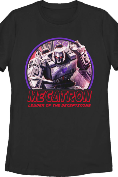 Womens Megatron Leader Of The Decepticons Transformers Shirt
