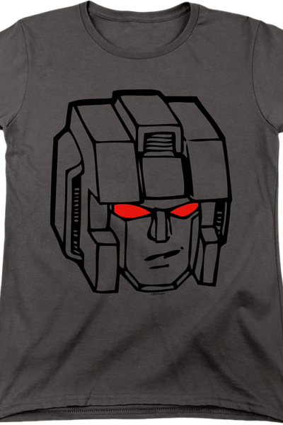 Womens Starscream Head Shot Transformers Shirt