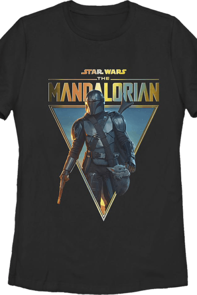 Womens The Mandalorian Season 2 Poster Star Wars Shirt