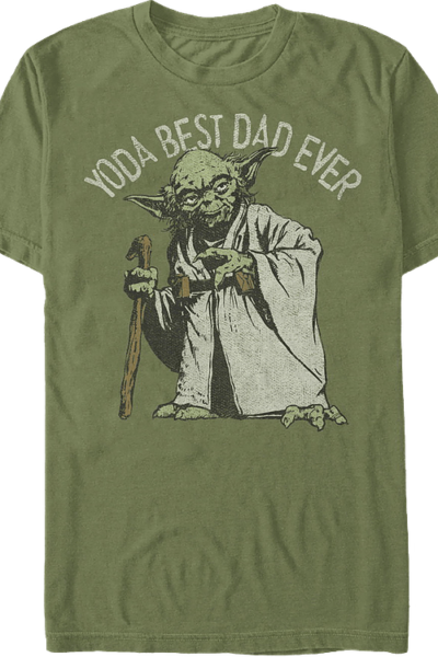 Yoda Best Dad Ever Star Wars T-Shirt
