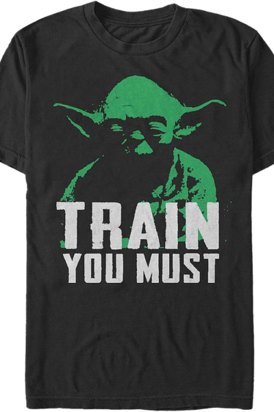 Yoda Train You Must Star Wars T-Shirt