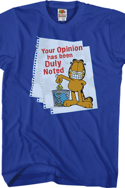 Your Opinion Garfield T-Shirt