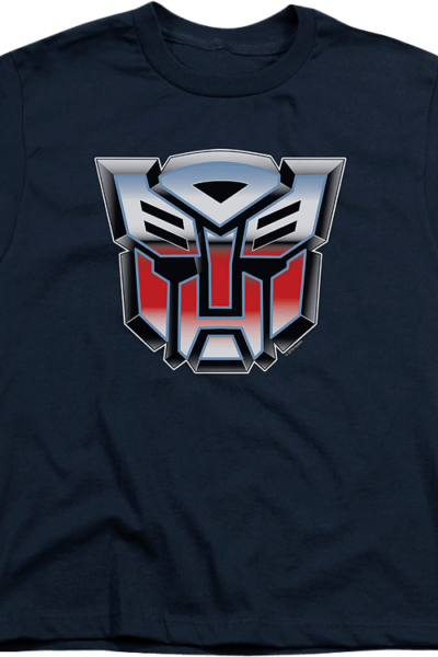 Youth Airbrush Autobot Logo Transformers Shirt