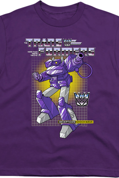 Youth Decepticon Shockwave Transformers Shirt