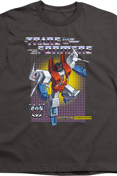Youth Decepticon Starscream Transformers Shirt