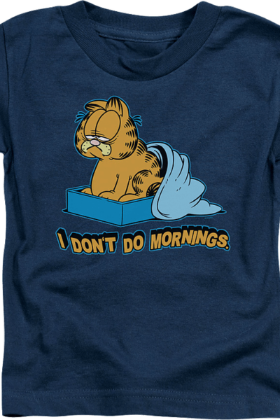 Youth I Don’t Do Mornings Garfield Shirt