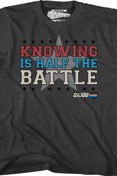 Youth Knowing Is Half The Battle GI Joe Shirt