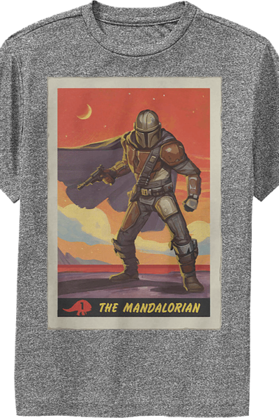 Youth The Mandalorian Poster Star Wars Shirt