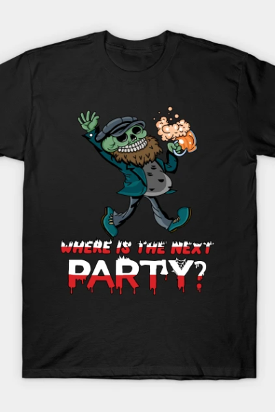 Where Is The Next Party Partying Halloween T-Shirt