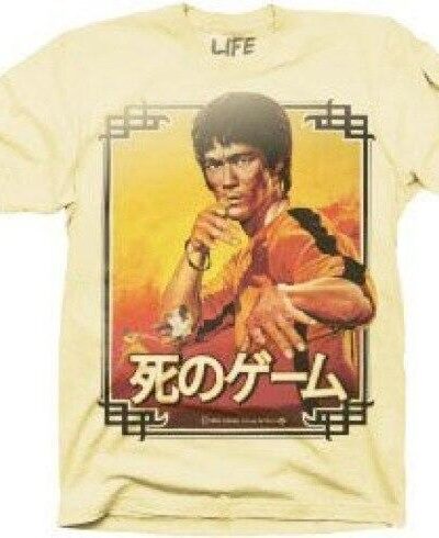 Bruce Lee Vintage Pose Asian Characters