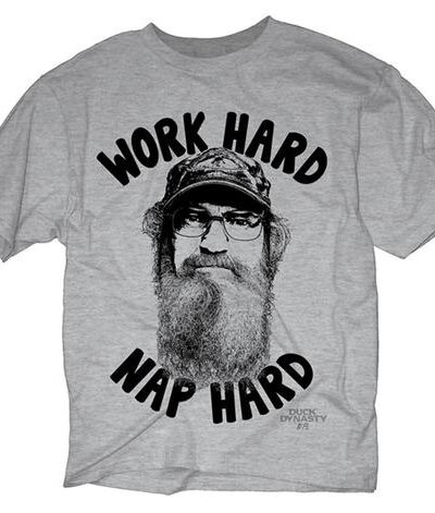 Commander Work Hard Nap Hard T-Shirt