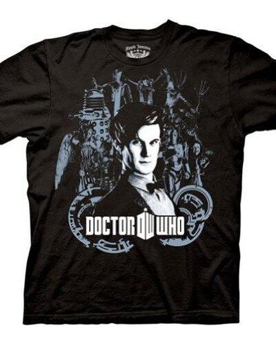 Doctor Who Collage Black T-shirt