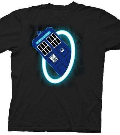 Doctor Who & The Daleks Time Warp Police Box T-shirt