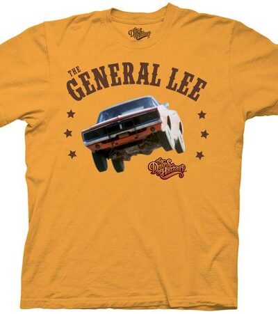 Dukes of Hazzard General Lee Gold T-shirt