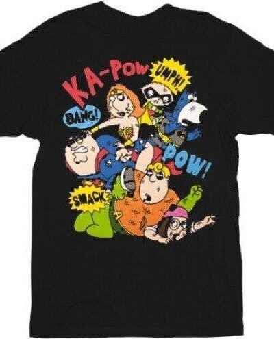 Family Guy Super Brawl Comics Fight T-shirt