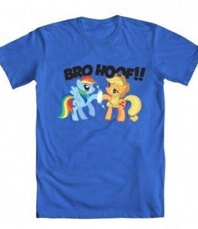 Friendship Is Magic Rainbow Dash and Applejack Bro Hoof T-shirt