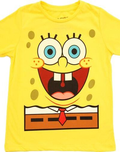 I Am SpongeBob Happy Face Glow In The Dark Boy’s T-Shirt Tee