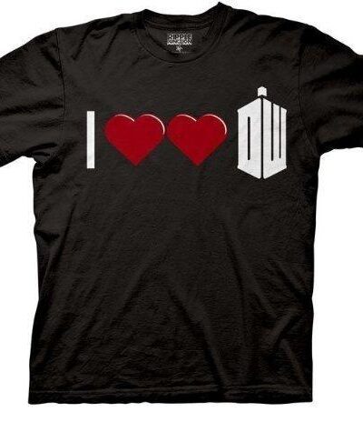 I Double Heart Dr. Who T-Shirt